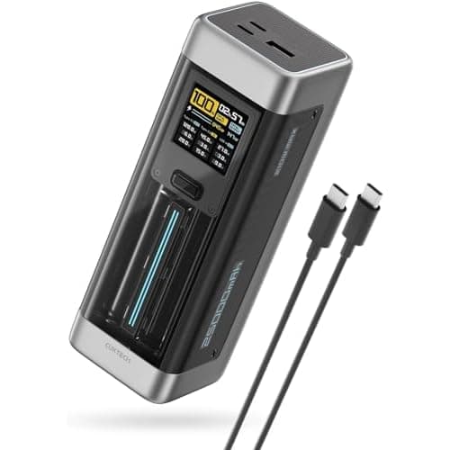 CUKTECH NO.20 140W Power Bank, 25,000mAh 3-Port Laptop Portable Charger, Fast Charging Battery Pack for Travel and Outdoor Work, Compatible with