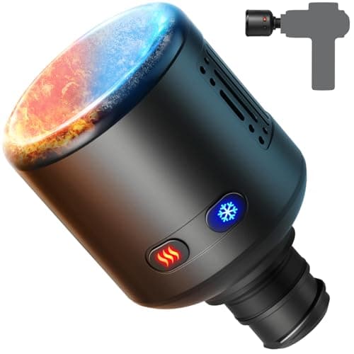 RENPHO Massage Gun Head with Heat and Cool | For Model RP-GM171-N1, R-WMG08, Percussion Muscle Massager Attachment, Portable, Rechargeable, Handheld