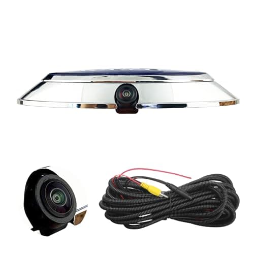 Aftermarket Emblem Backup Camera with Housing Bezel Kit for Ford Trucks | Fits F150 F250 F350 F450 F550 (2004-2016), HD 700TVL Night Vision, RCA Input