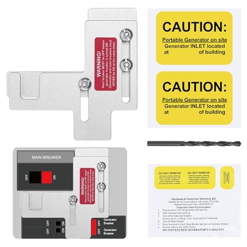 Generator Interlock Kit Compatible with Siemens Interlock Kit 200 Amp Panel, Compatible with Siemens or Murray 150 or 200 Amp Panels, 7/8-1 1/4 inches