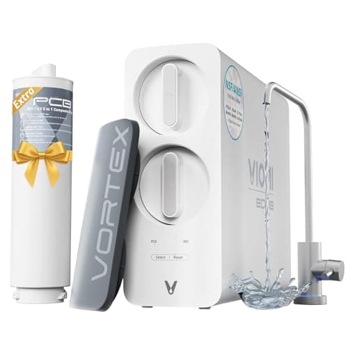 VIOMI 800GPD PFAS Reduction Reverse Osmosis System, NSF/ANSI 42, 53 and 372 Certified, 9-Stage & 48 Months Filter, Tankless RO Water Filter System