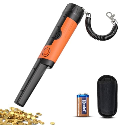 SUNPOW Metal Detector Pinpointer for Adults & Kids - Waterproof Handheld Pin Pointer Wand - High Sensitivity 360° Detection - Easy to Use 2 Alert