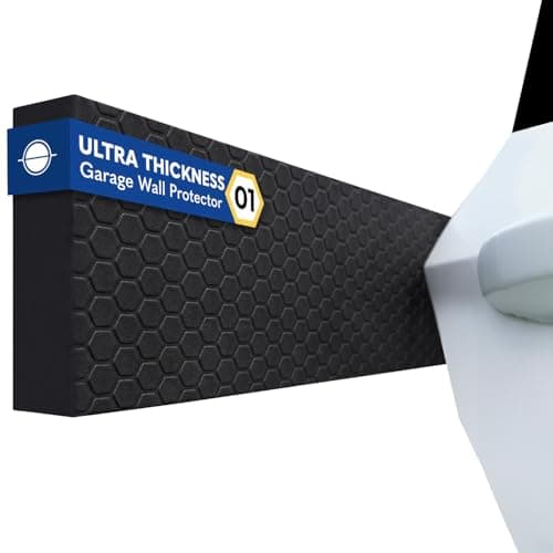 WP01 Garage Wall Protector for Car Door, Thick Foam Padding for Hard Hits | Max 1.2in Thick | Impact Absorb Hive | For SUVs & Heavy Doors | 5-Min