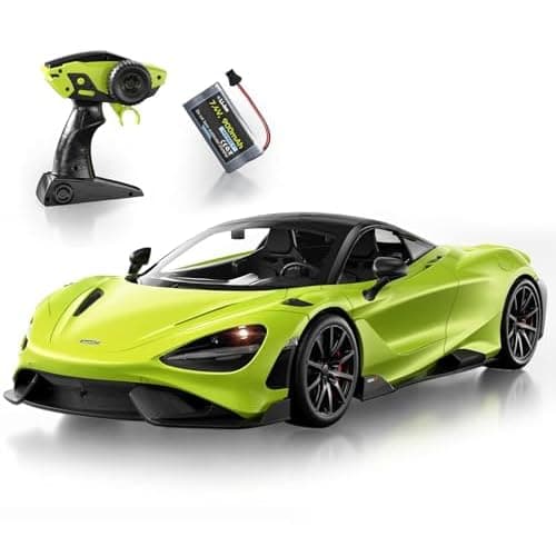 MIEBELY Remote Control Car, McLaren Rc Cars Officially Licensed 1/12 Scale 7.4V 900mAh Toy Car with 12km/h Fast Model Car Headlight for Adults Kids