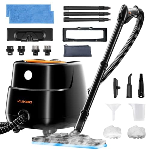 21-in-1 Chemical-Free Steam Cleaner, 293℉ Powerful Multipurpose Steamer for Cleaning with 3-Level Adjustment, Heavy-Duty Steam Cleaner for Home,