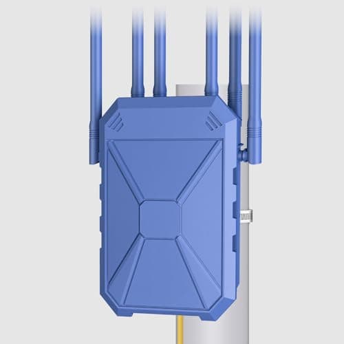 AX1800 Outdoor WiFi 6 Extender, Long Range Outdoor WiFi Extender Signal Booster, Outdoor WiFi Access Point, IP67 Weatherproof, PoE Power Supply, for