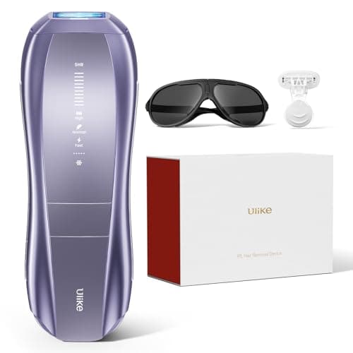 Ulike Laser Hair Removal Device Air 10 Ipl Gift for Women and Men, Ice cool and Permanent hair Reduction for Nearly Painless, Dual Lights, Skin Sensor