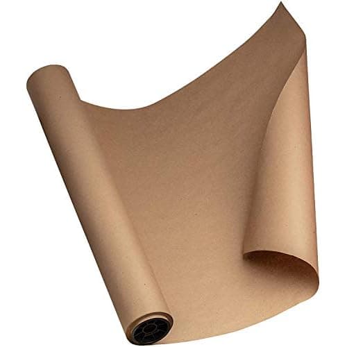 Brown Kraft Paper Roll, 30 Inch x 150 Feet, Made in USA | Recycled Material, For Gift Wrapping, Arts & Crafts, Bulletin Board, Banner, Shipping, Floor