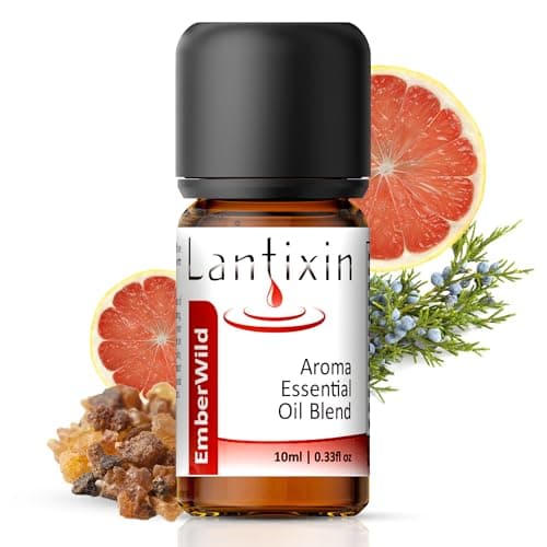 EmberWild Essential Oils for Diffusers for Home - No Chemical Additives Safe for Kids and Pets - Grapefruit, Myrrh and Cade Juniper Aromatherapy Oils
