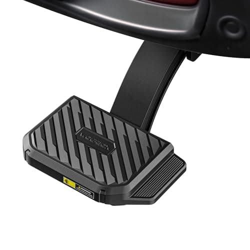 WOLFBOX Truck Bed Step for 2020-2026 Jeep Gladiator | Two-tier Retractable Tailgate Step, 330lb Capacity, Anti-Slip Aluminum, No-Drill Install,