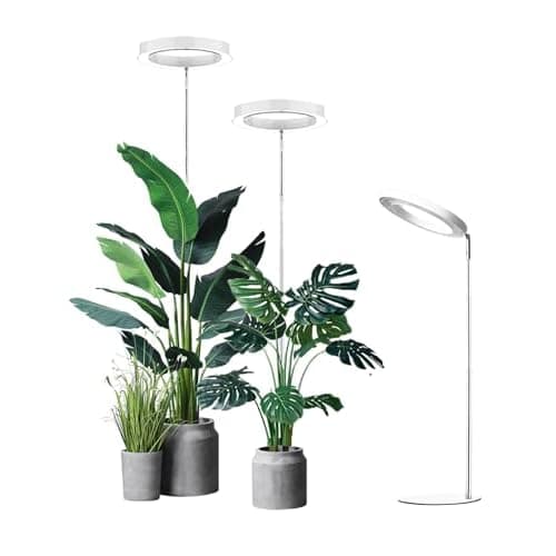 Plant Grow Light,yadoker LED Growing Light Full Spectrum for Indoor Plants,Height Adjustable, Automatic Timer, 5V Low Safe Voltage,Idea for Large