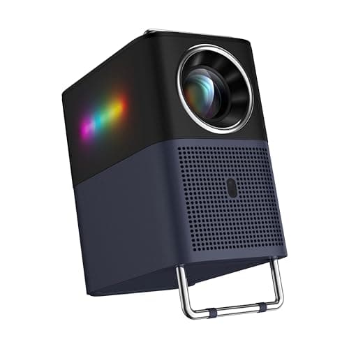 TCL A1 GTV Projector with Official Netflix Licensed, 1080P Portable Outdoor Movie Projector, 360 ISO Lumens, 4K Supported Bluetooth WiFi Projector,