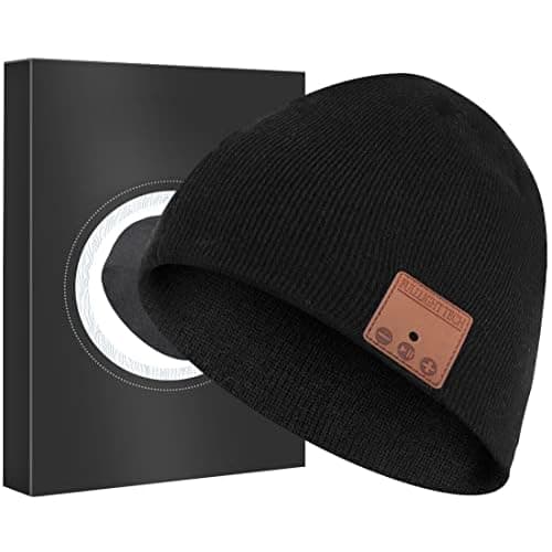Bluetooth Beanie, 23H Playtime, Stocking Stuffers for Teens & Young Adults | Soft & Warm, Stretch Fit, HD Speakers & Mic, Wireless Music & Calls,