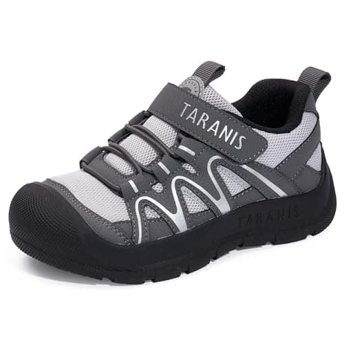 TARANIS Unisex-Child Comfortable Sneakers No-Slip Kids Hiking Shoes for Dirt