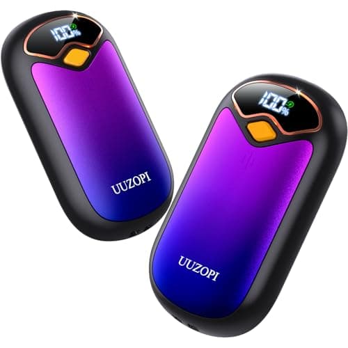 Hand Warmers Rechargeable - Magnetic Electric Hand Warmers 2 Pack, LED Display, 4 Settings Fast Heating Reusable Portable Heater Handwarmers for Golf