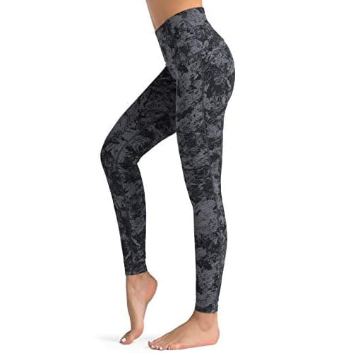 Dragon Fit Women's Stretch Workout Leggings Tummy Control Yoga Pant Pockets | High Waisted, Ultra Soft, Compression, Wide Waistband, Hidden Waistband