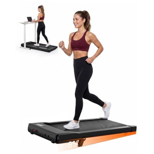 Superun Walking Pad with 6% Incline, Under Desk Treadmill for Home Office, 3 in 1 Portable Walking pad Treadmill with Remote Control, 2.5HP Quiet Mini