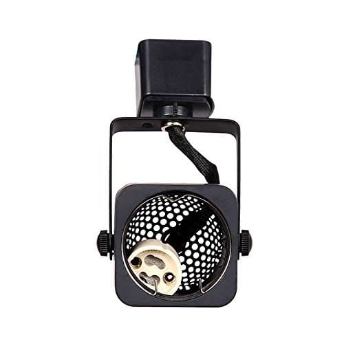 KING SHA Square GU10 Track Head, 120V,H Type,ETL Listed,Black