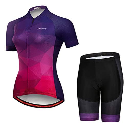 Women's Cycling Clothing Suits Short Sleeve Bike Jersey Sets Summer Cycling Clothes Road Biking Outfits A1 X-Large