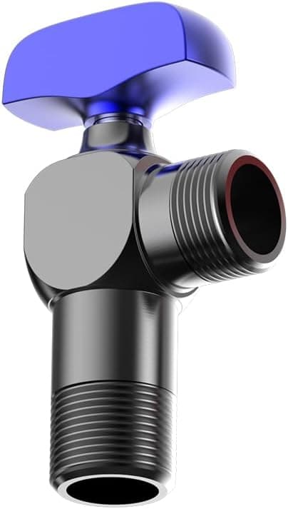 1/2 Inch All-Copper Ball Valve, Ball Core Full-Open Large Flow Angle Valve, Hot And Cold Water Control Ball Valve, Special Triangle Valve Switch For