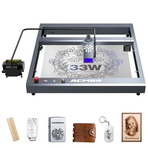 P2 Laser Engraver, 10W Output Laser Cutter, Laser Engraving Machine, CNC Laser Cutter and Engraver Machine Class 4 for Stainless Steel, Wood, Metal,