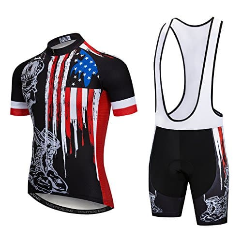 Cycling Jersey 12D Gel pad Bike Shorts Set MTB Ropa Ciclismo Summer Bicycling Maillot wear XX-Large Cd5213-2