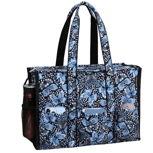 HoogaLife Nurse Bag for Work with Multiple Pockets, Waterproof Tote Organizer for Medical Supplies