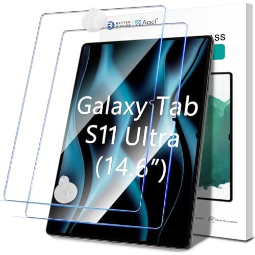 AACL Tempered Glass for Samsung Galaxy Tab S11 Ultra Screen Protector 2025 | 14.6 Inch Bubble-Free, Anti-Scratch, Case-Friendly [2-Pack]