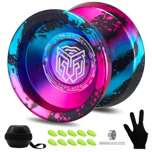 YOYOSTUDIO Dual Purpose Yoyo Professional H17, Responsive Yoyo for Kids | Metal Yoyos for Kids 8-12 Beginner, Unresponsive Yo Yo for Adults with