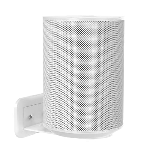 PlusAcc Wall Mount for Sonos Era 100 & Studio, 1 Pack, White | Metal Space-Saving Holder Stand Bracket Shelf Compatible with Sonos Era 100 & Ech0 4th