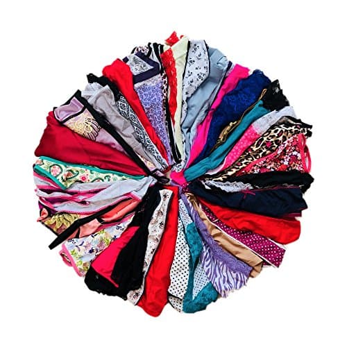 Morvia Variety Panties for Women Pack Sexy Thong Hipster Briefs G-String Tangas Assorted Multi Colored Underwear