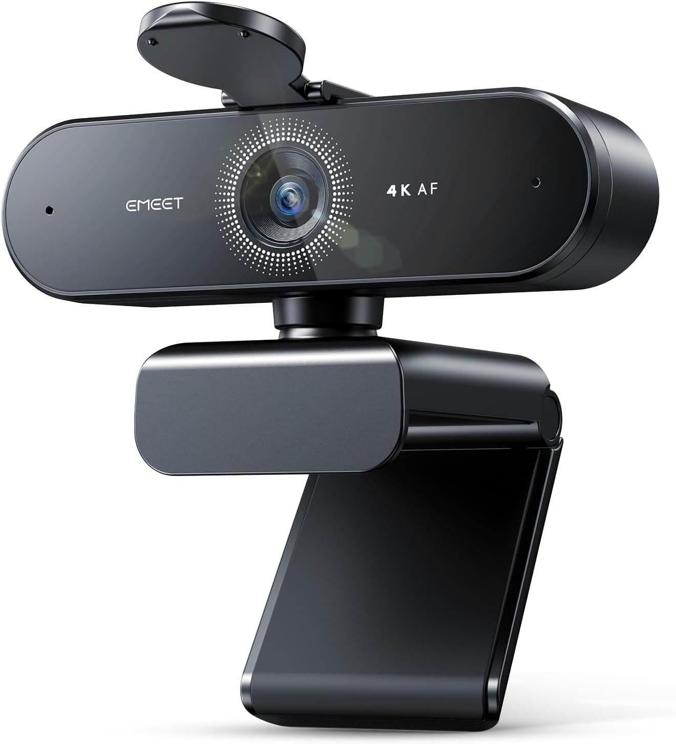 EMEET NOVA 4K Webcam for PC, Ultra 4K HD, PDAF Autofocus, Dual Omni Mics | 73° FOV, Auto Light Correction, USB-A, Privacy Cover, Ideal for High-End