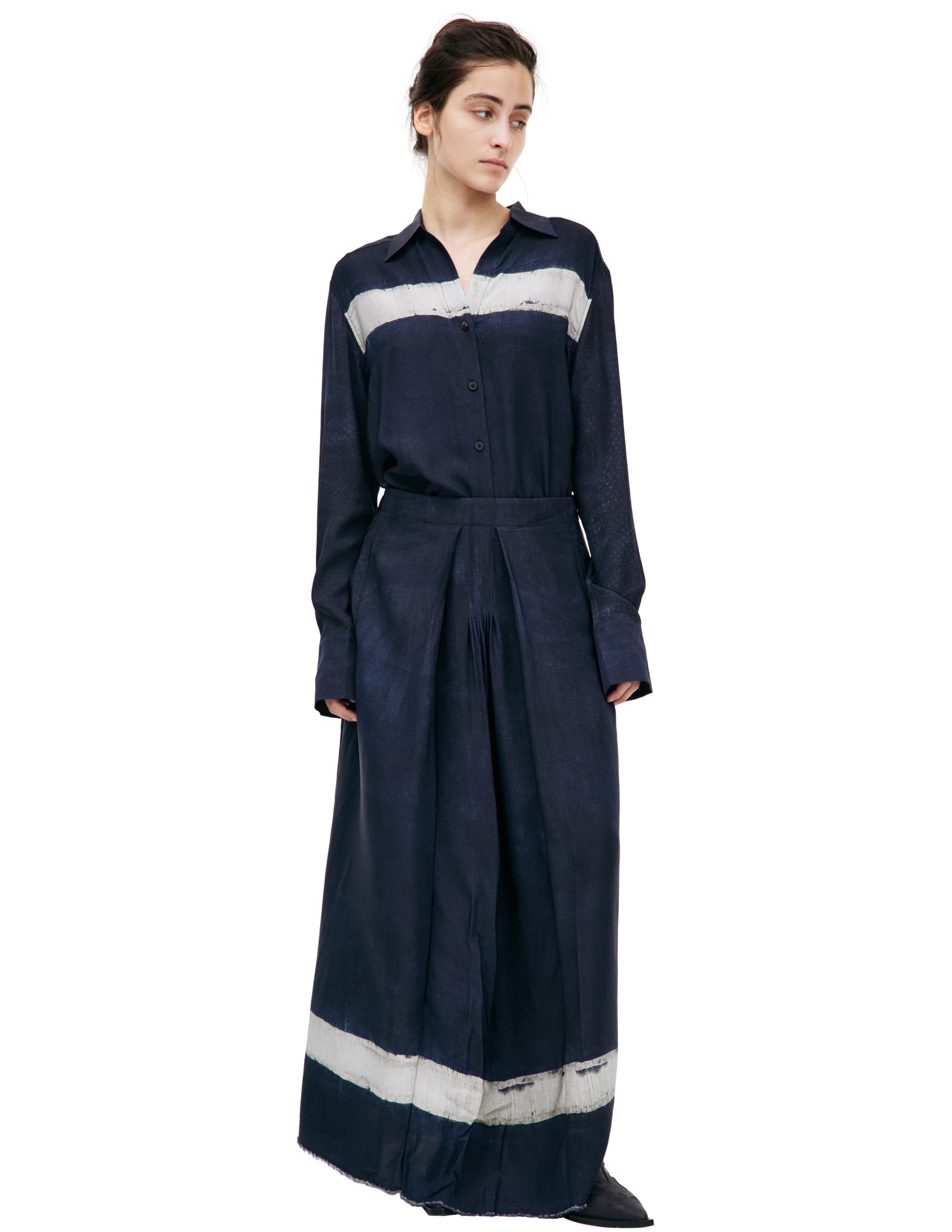 Ziggy Chen Silk maxi skirt