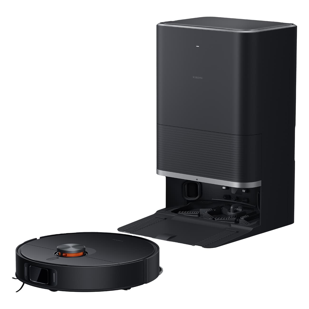 Xiaomi Robot Vacuum X20 Max schwarz | Saugroboter | Wischfunktion | Basisstation | duales Moppsystem | Heißwasserreinigung | LDS-Lasernavigation