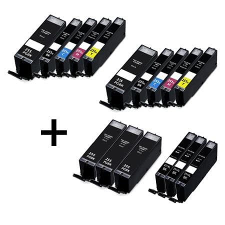 Compatible Canon PIXMA MX922 Printer Ink Cartridges (16 Pack) -CLI-251XLBK Multipack