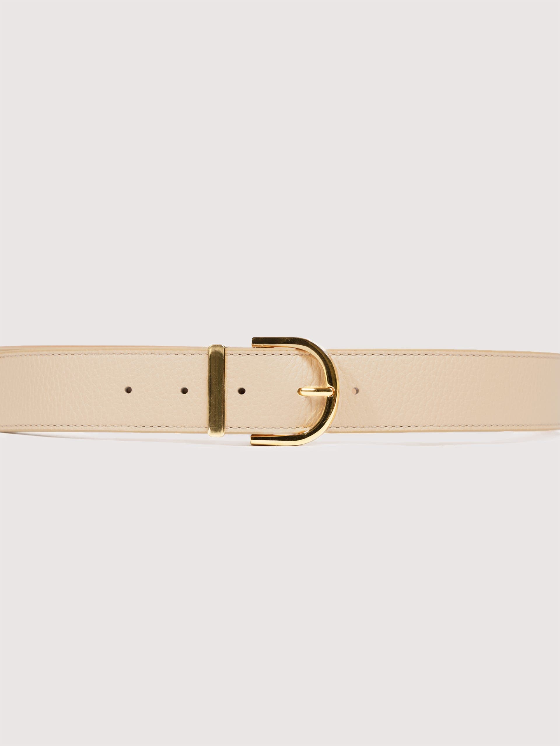 Coccinelle Grained Leather Belt Coccinelle Dew