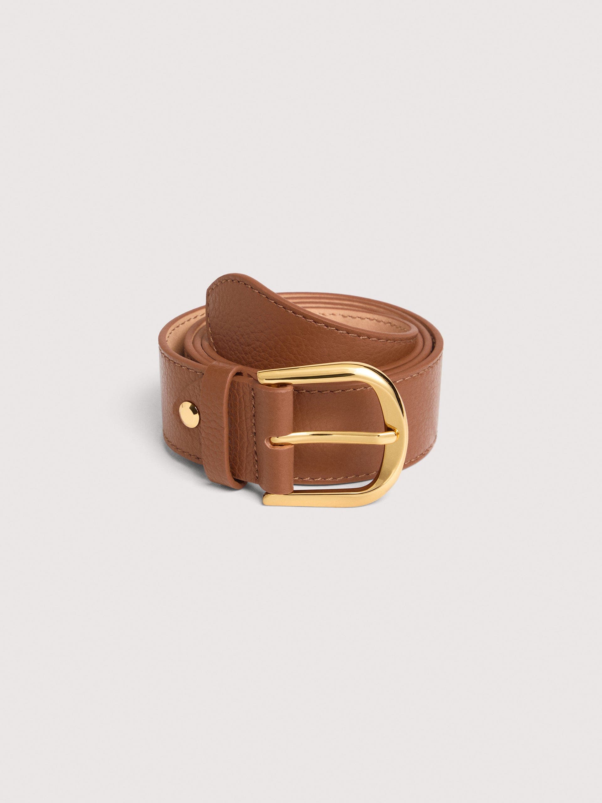 Coccinelle Grained Leather Belt Coccinelle Erika