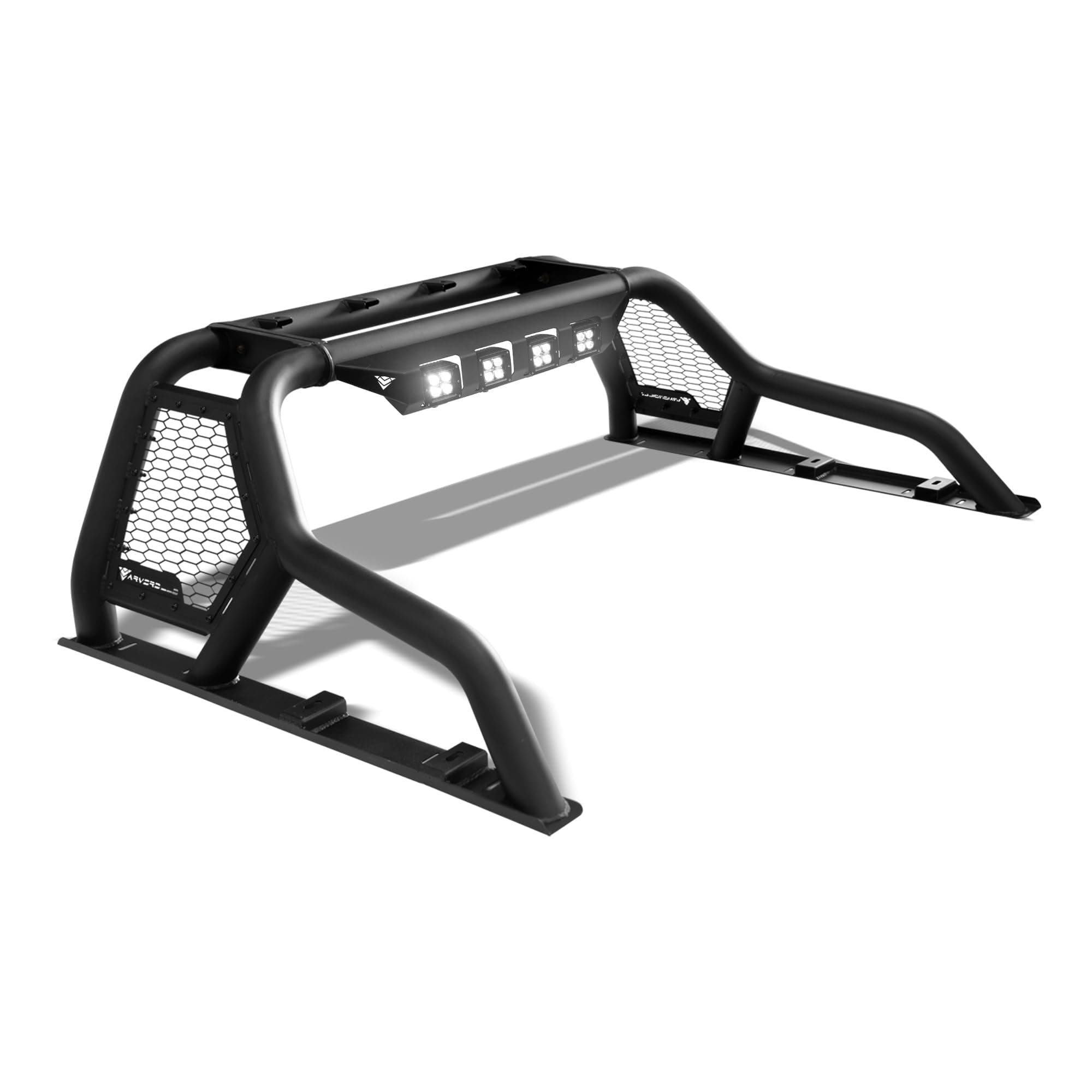 ARMORDILLO 7163072 CR1 Chase Rack for 1/2 Ton Full Size Truck w/LED Lights|Roll Bar LED Light mounts|CR1/CR-1 09-23 F-150/07-23 Silverado 1500/07-23