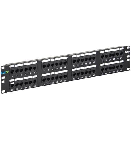 ICC ICMPP0485E Patch Panel 48PT, CAT5E, 2RMS
