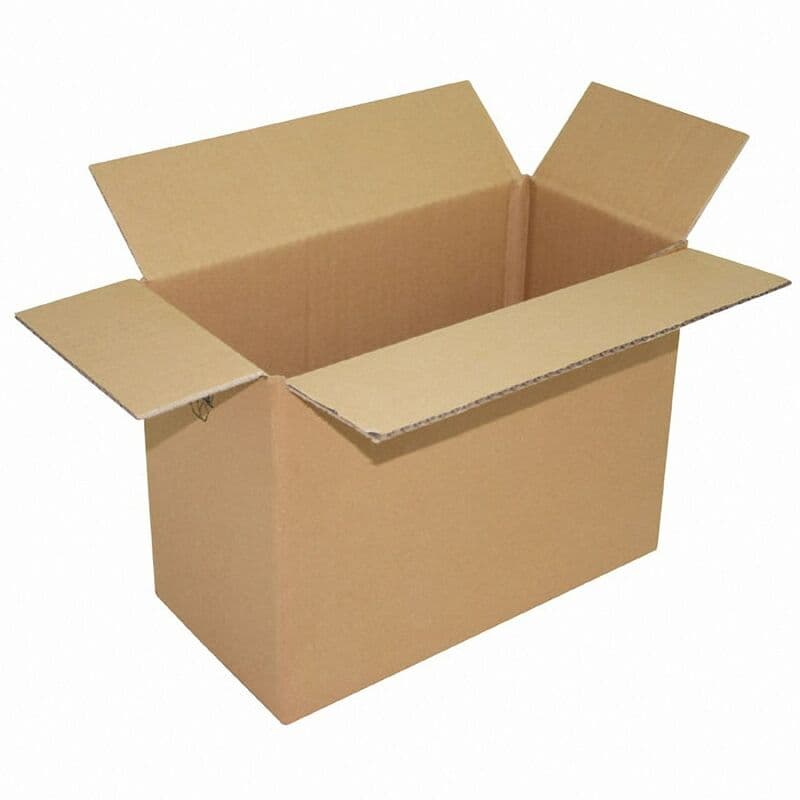 Faltkarton 310x150x220mm 1-wellig Dickwelle braun