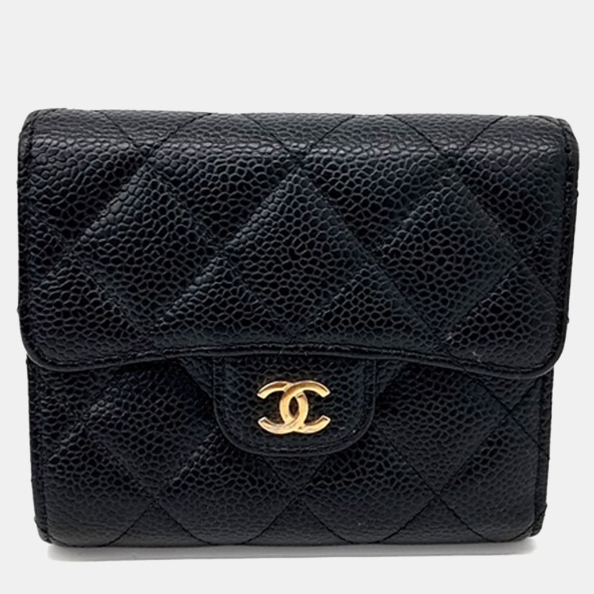 Chanel Caviar Black Wallet