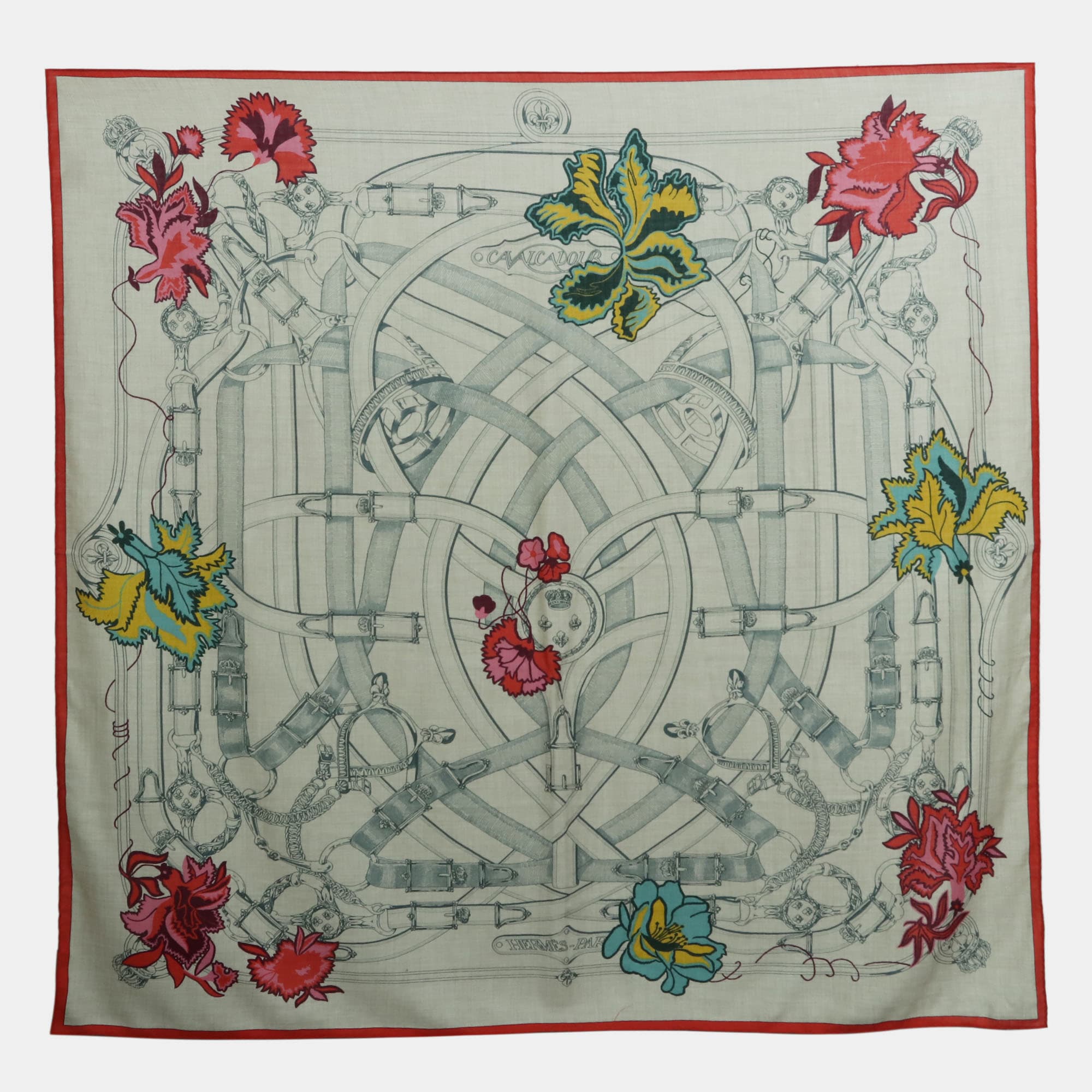 Hermes Cavalcadour Cashmere Shawl