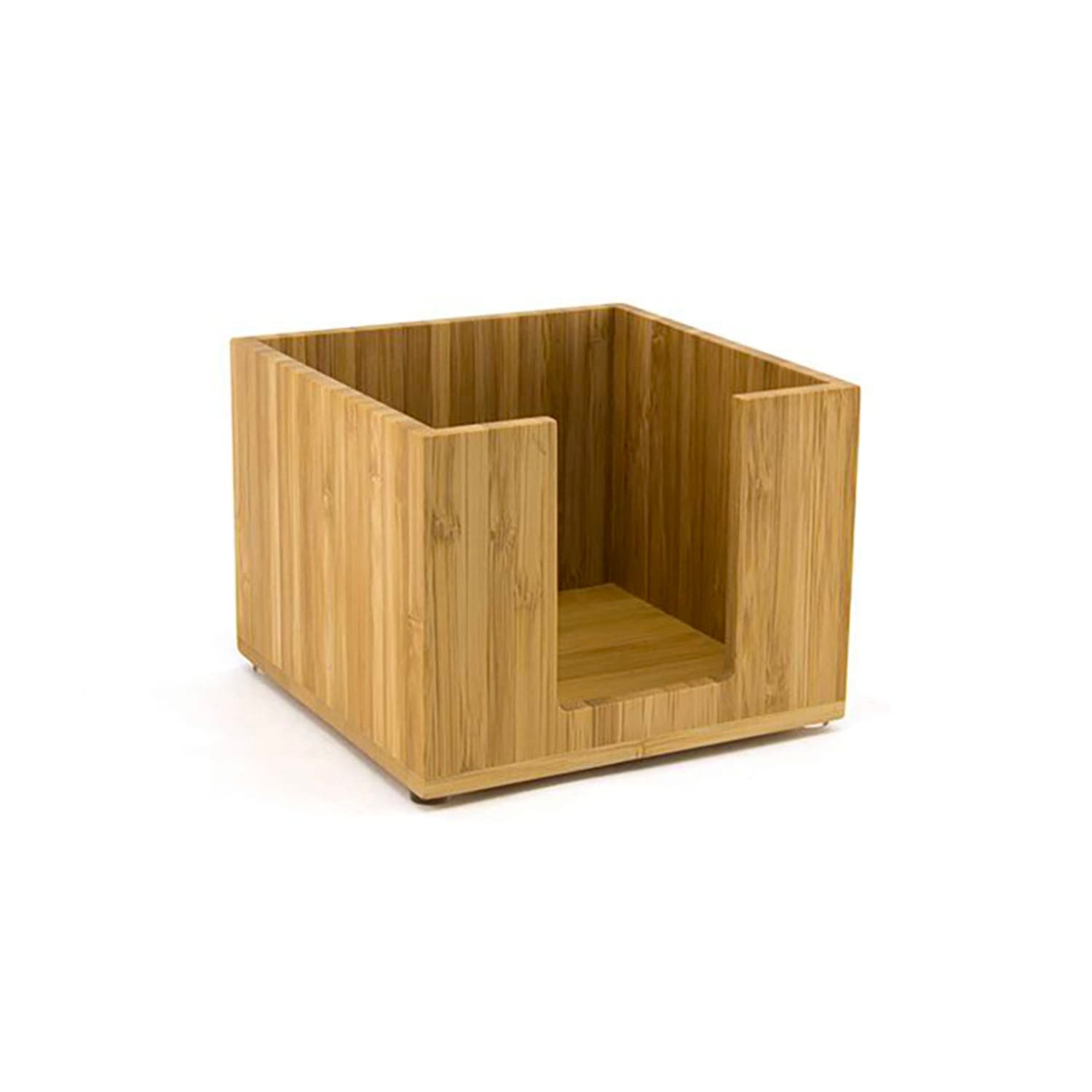 Front of the House BHO039BBB21 Countertop Napkin Holder - Bamboo, Beige, Case of 4