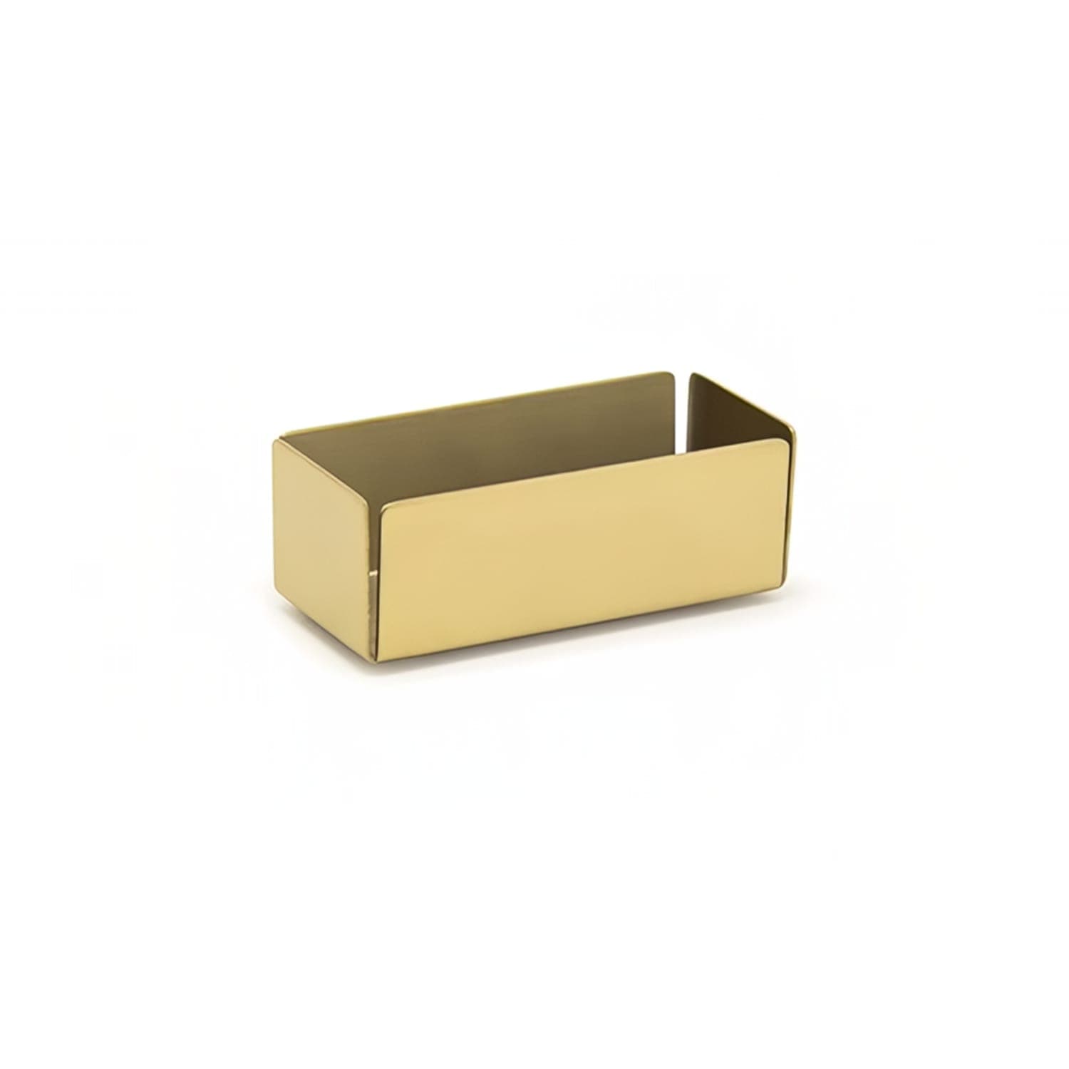 Front of the House TSH001GOS93 Rectangular Sugar Caddy - Stainless Steel, Matte Brass, Gold, Case of 12