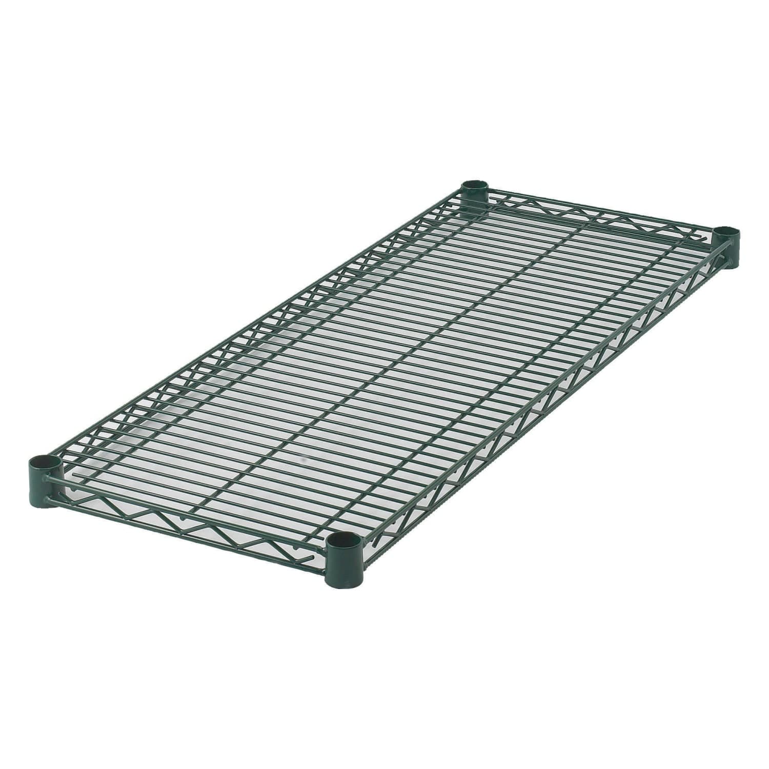 Winco VEX-1436 Epoxy Coated Wire Shelf - 36W x 14D, Green