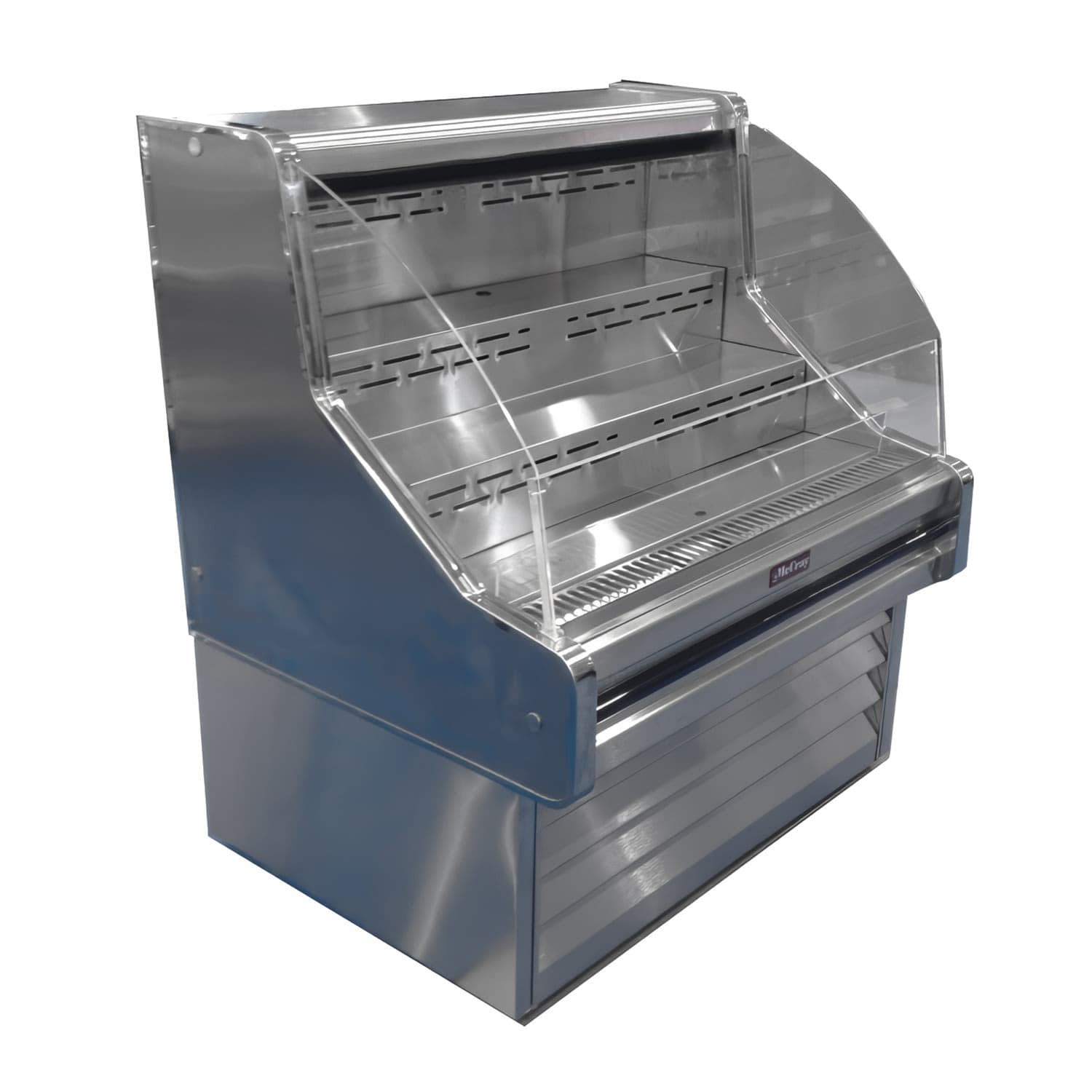 Howard-McCray SC-OS30E-3C-S 39 Impulse Horizontal Open Air Cooler w/ 3 Levels, 115v, Stainless Steel