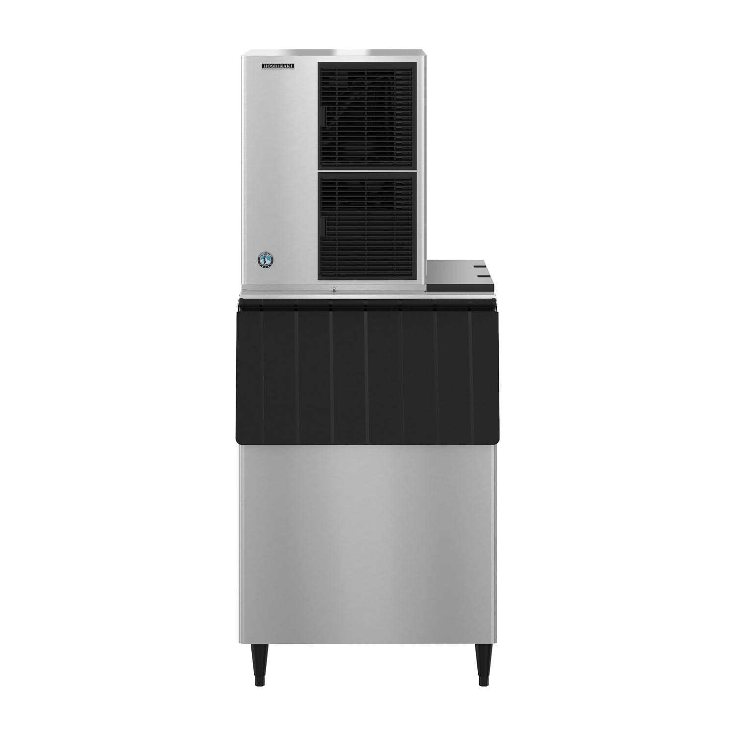 Hoshizaki KM-520MAJ/B-500SF/HS-2033 556 lb KM Series Crescent Cube Commercial Ice Machine w/ Bin - 500 lb Storage, Air Cooled, 115v, Stainless Steel