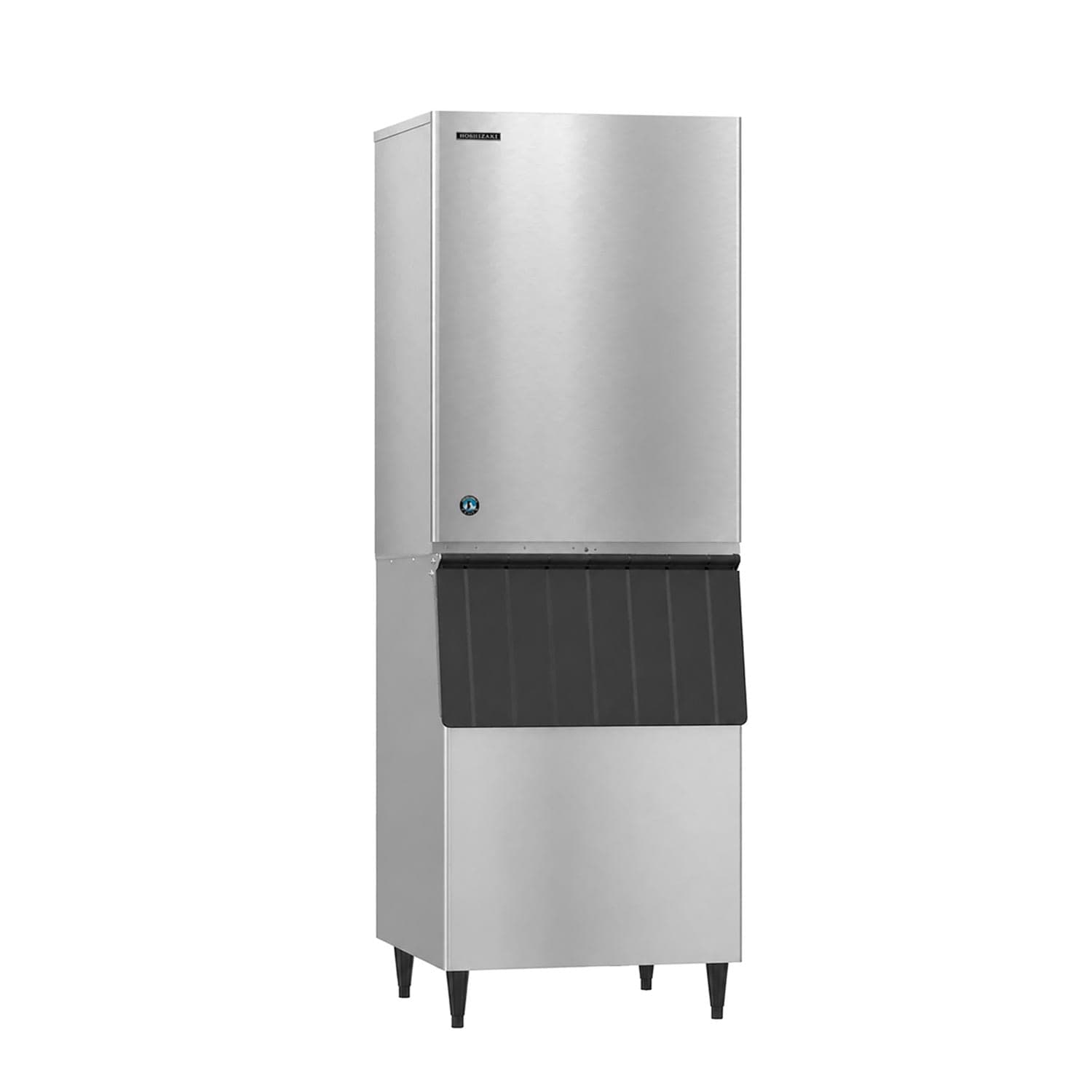 Hoshizaki KM-1340MWJ/B-500SF 1323 lb KM Series Crescent Cube Commercial Ice Machine w/ Bin - 500 lb Storage, Water Cooled, 208-230v, Water-Cooled