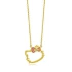 'Hello Kitty' 999 Gold Diamond Necklace