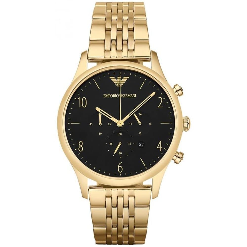 Emporio Armani AR1893 Beta Men's Gold Chronograph Watch